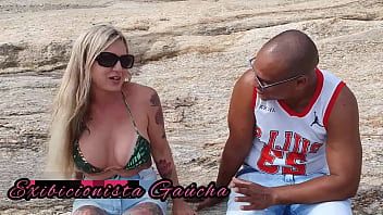Two very aggressive lesbian whores putting on their panties