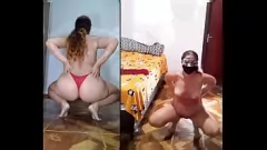 Abspielen Zusammenstellung von intensivem Analspiel und ungezogener Masturbation mit BBW -Amateuren