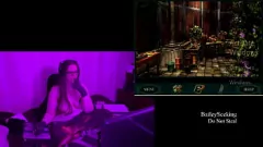 Jouer Brunette bbw con grandi tette si nudo mentre commentava il gameplay - Bailey in cerca di parte 8